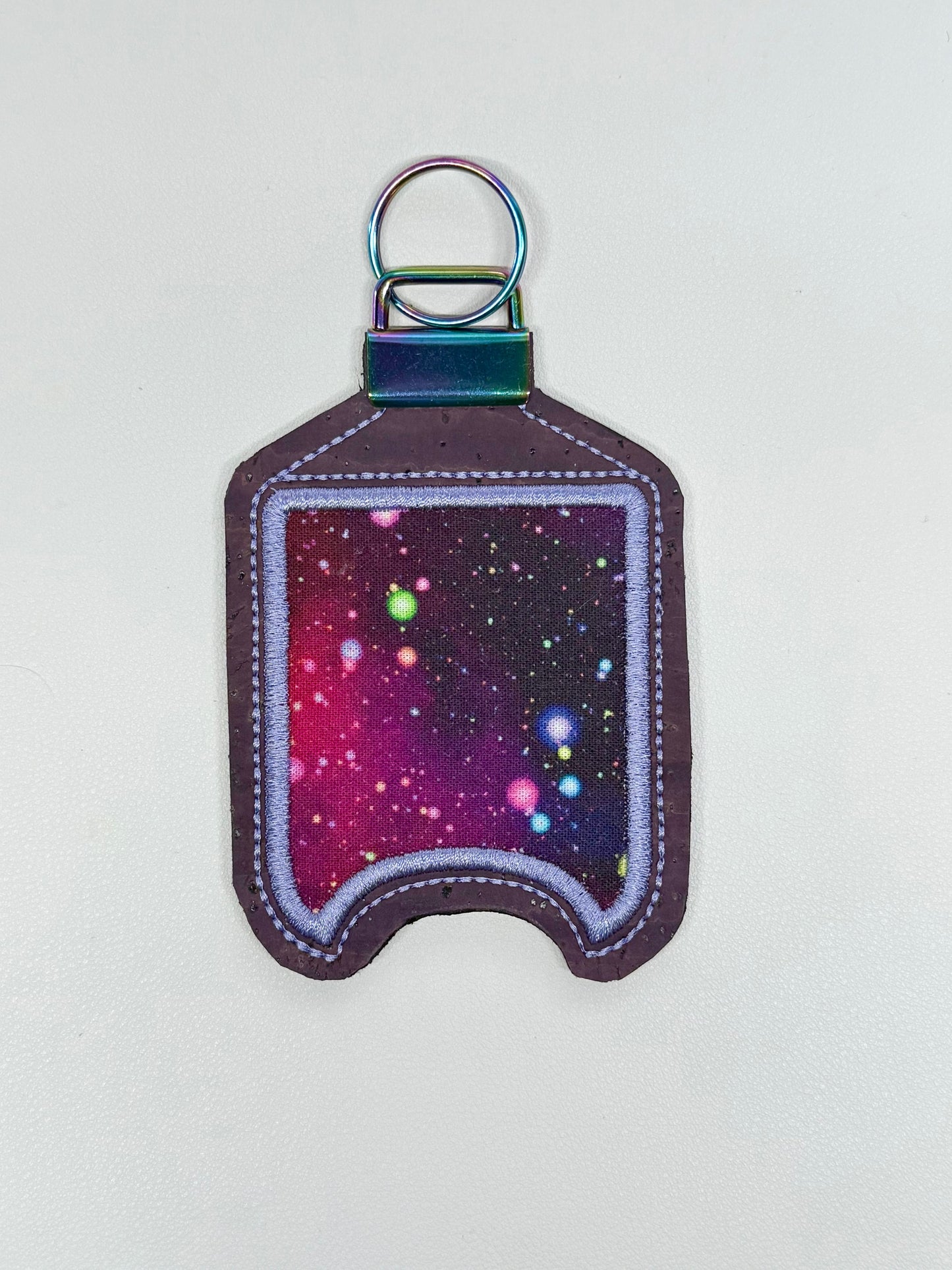 Purple Galaxy Large Sanitizer Holder