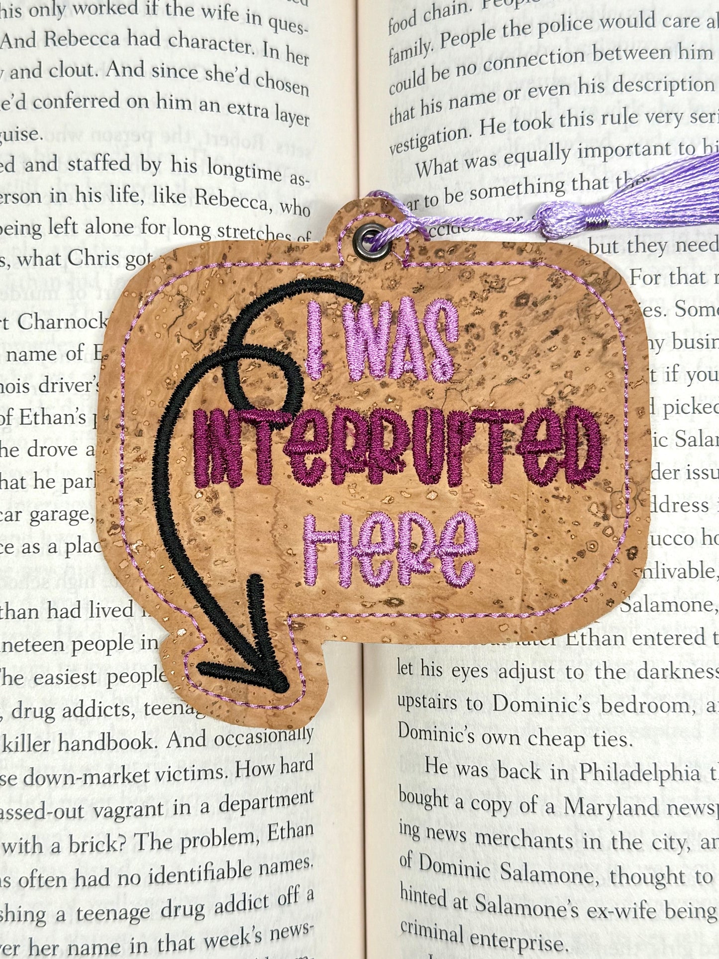 I Was Interrupted Here Bookmarks