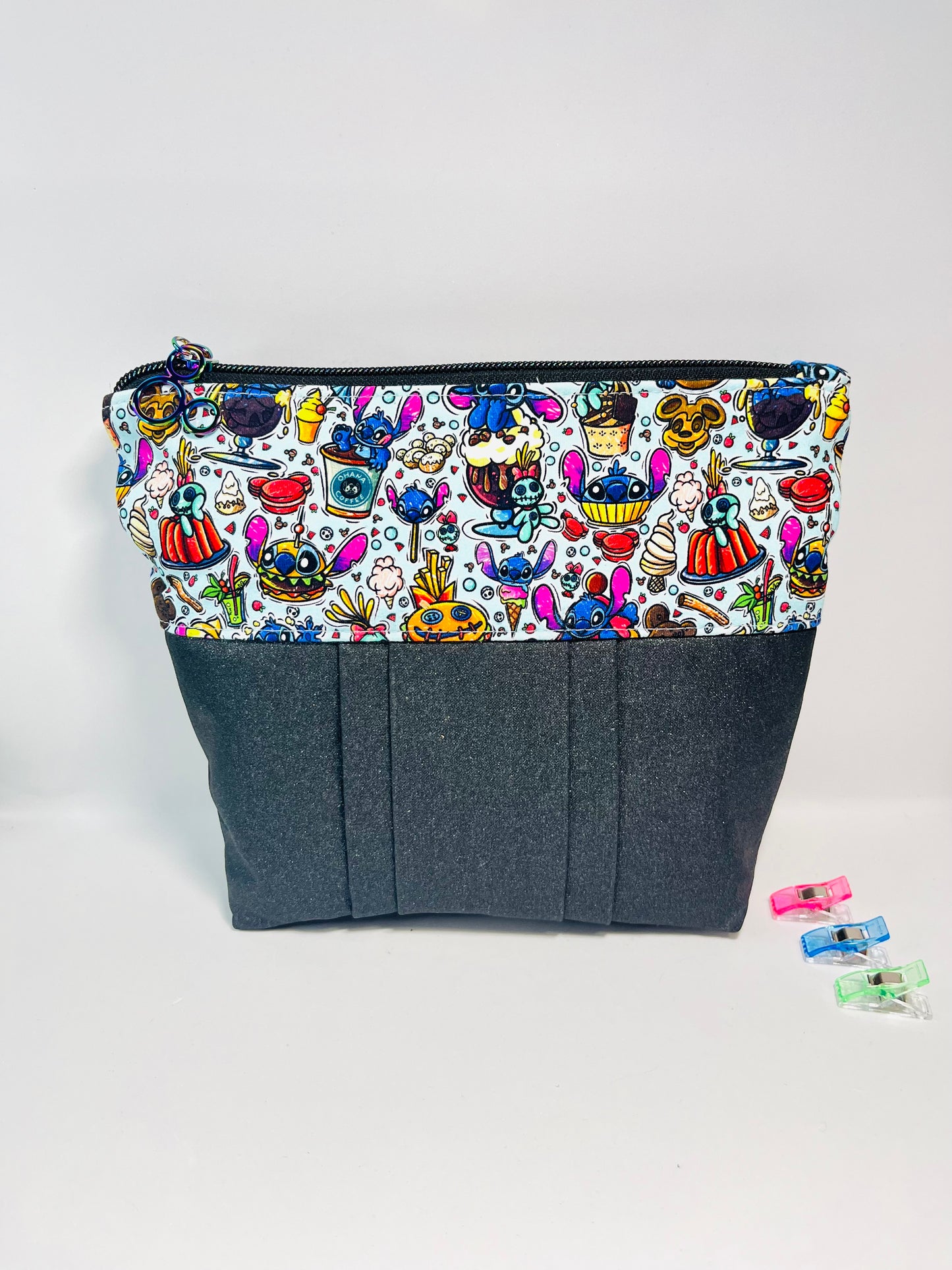 626 black bottom Janie Pouch