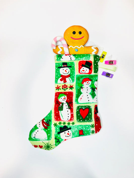 Frosty the Snowman Fleece Mini Stocking