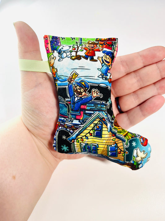 Christmas Scenes Stocking Tree Ornament