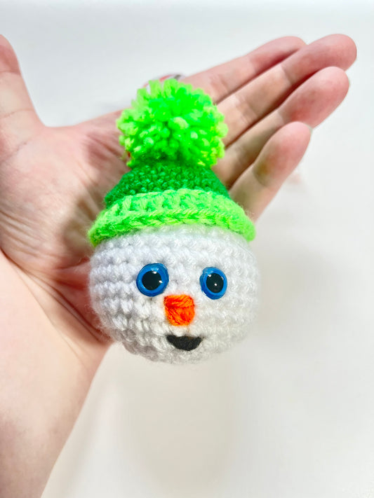 Crochet Snowman tree Ornament