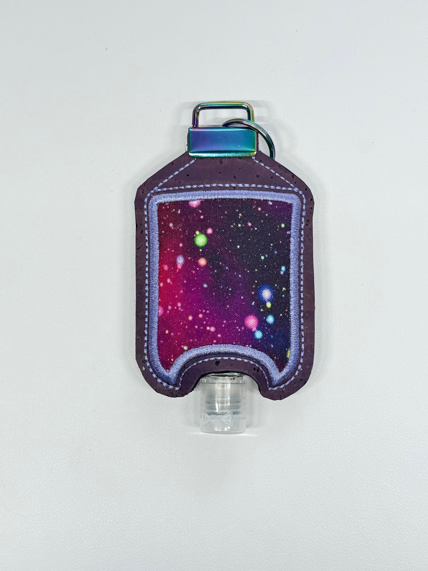 Purple Galaxy Large Sanitizer Holder