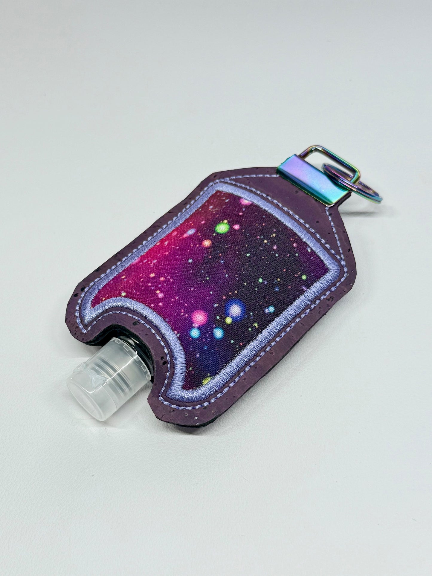 Purple Galaxy Large Sanitizer Holder