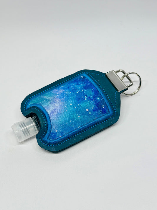 Blue Galaxy Large Sanitizer Holder