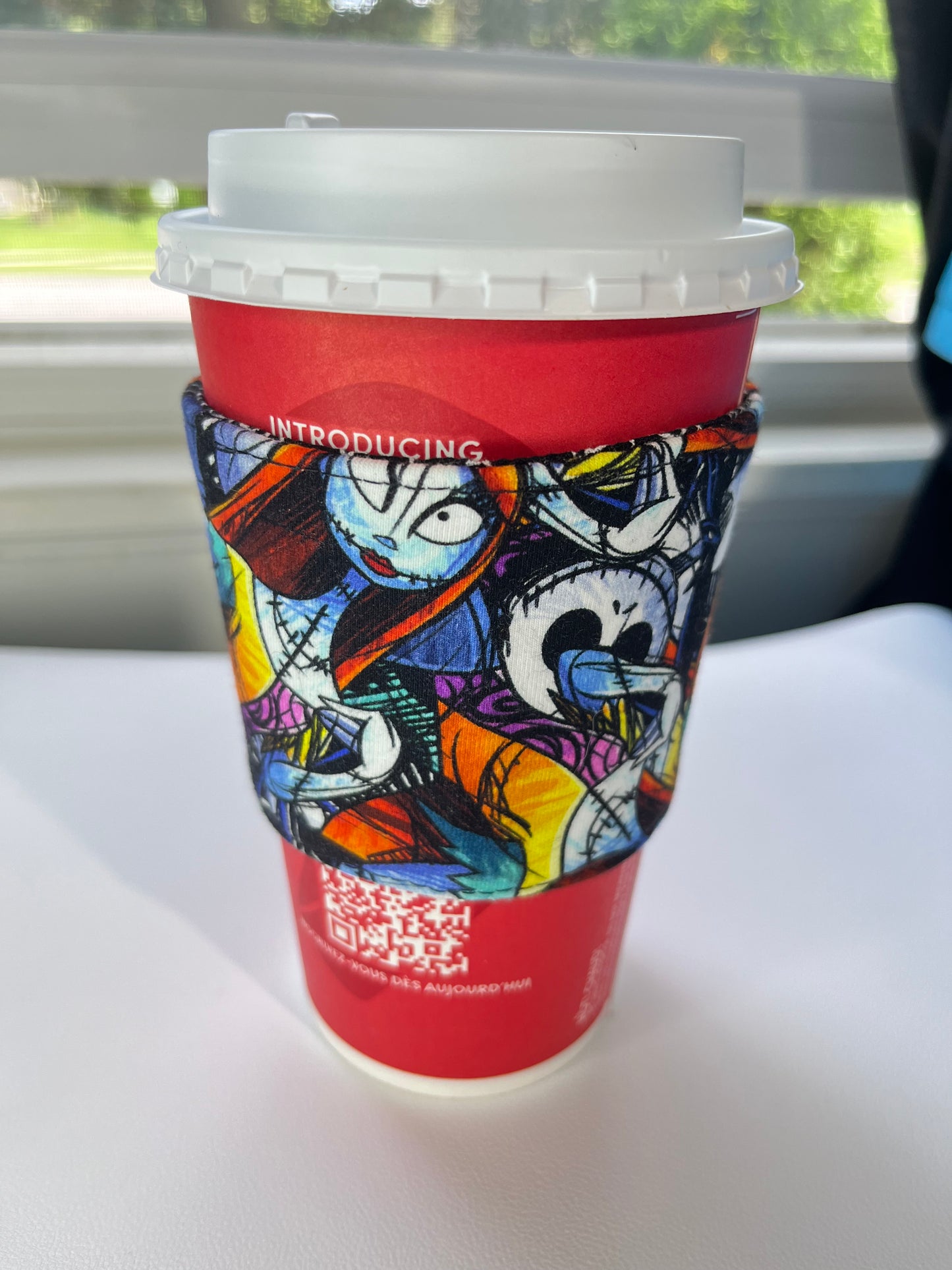 Jack and Sally Cup Sleeve